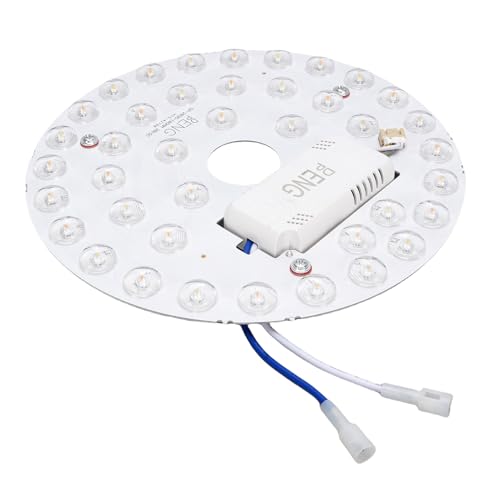 VELATEMOR 7,1 Zoll LED Deckenlüfter Leicht Nachrüstkit, 18W 3CCT 3000K 4200K 6500K Dimmbare Runde Deckenleuchte, Ersatzlüfter mit Lichtern für das Wohnzimmer Im Schlafzimmer Im VELATEMOR 7,1 Zoll LED Deckenlüfter Leicht Nachrüstkit, 18W 3CCT 3000K 4200K 6500K Dimmbare Runde Deckenleuchte, Ersatzlüfter mit Lichtern für das Wohnzimmer Im Schlafzimmer Im von VELATEMOR