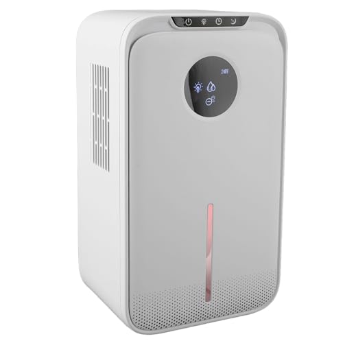 VELATEMOR 92.4OZ Luftent Feuchter für Heim 800 Sq.Ft, Halbleiter-Luftent Feuchter, Entspannendes 7-farbiges Umgebungs Licht, Auto-Abfluss Schlauch, Ultra Leise für Schlafzimmer (EU-Stecker) von VELATEMOR