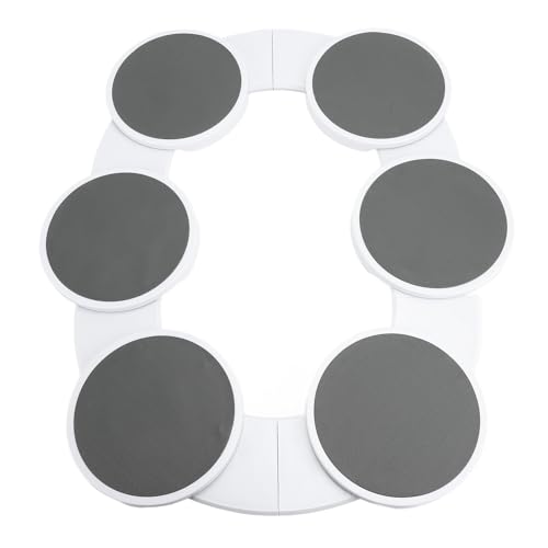 VELATEMOR Lazy Susan Plattentable Organizer für Tisch, Rotierende Lebensmittelschalen mit Gleisen, Turntable Organizer für Küche Esstisch -Versammlung Party von VELATEMOR