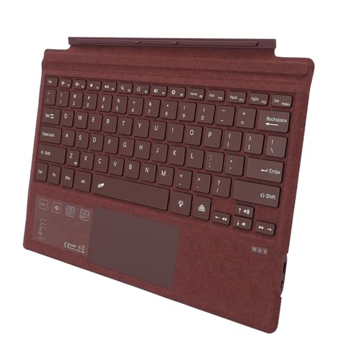 VELATEMOR Magnetisch -Tablet -Tastatur, Einfach zu Zerstören Home Entertainment Tablet Tastatur (Rot) von VELATEMOR