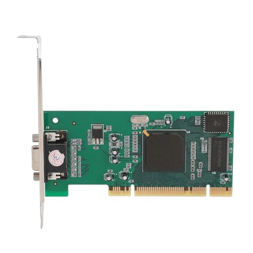 VELATEMOR PCI-Grafikkarte für Server, Industriecomputer, Multi-Display, 8 MB, 32 Bit PCI VGA-Grafikkarte für ATI Rage XL für 64 Bit PCI X von VELATEMOR