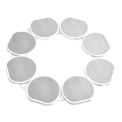 VELATEMOR Tragbarer Esstisch Rotierendes Futter Plattenteller, Multifunktional Lazy Susan Plattentable 360 ​​-Grad -Rotation Food -Servierschale für Picknick -Versammlungen (8 Gericht) von VELATEMOR