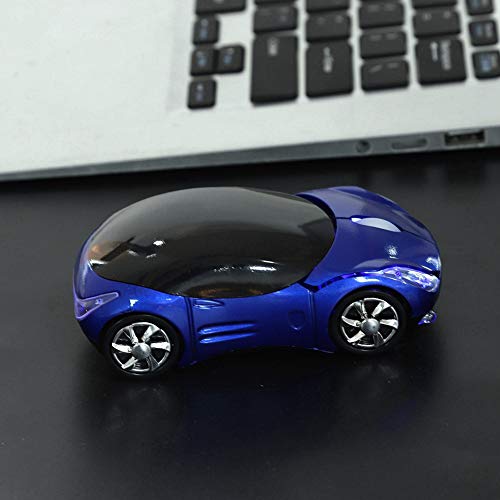 VELATEMOR Wireless 2,4G Optische Maus, Maus mit 1600DPI für Gaming Office, Bis zu 10 M, Breite Kompatibilität, USB -Empfängerspeicherung (Blue) von VELATEMOR