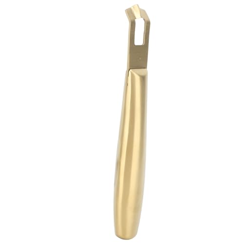 Zitronenschale Peeler, Edelstahl Zester Peeler, Mini Lemon Twist Tool, Zitrus -Werkzeug Orange Zester Werkzeug, Zitrusschäler für Cocktails (GOLD) von VELATEMOR