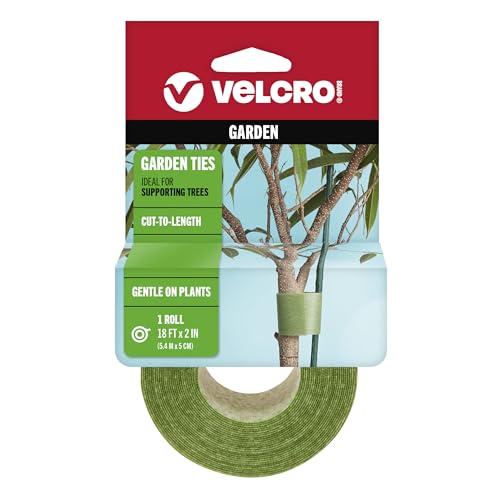 VELCRO Brand ONE-WRAP Garden Ties | Tree and Plant Supports for Effective Growing | Starke Gartengriffe sind wiederverwendbar und verstellbar | zuschneidbar, Grün – recycelter Kunststoff, 18 ft x 2 in VELCRO Brand ONE-WRAP Garden Ties | Tree and Plant Supports for Effective Growing | Starke Gartengriffe sind wiederverwendbar und verstellbar | zuschneidbar, Grün – recycelter Kunststoff, 18 ft x 2 in von VELCRO Brand