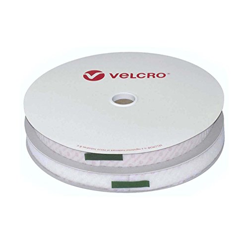 Velcro® Selbstklebendes PS18 Klettband für PVC-Vinyl und Kunststoff, Weiß, 20mm breit, 1m von VELCRO Brand