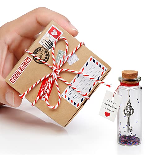 VELENTI Liebes Geschenk für sie mit süßer Geschenkbox - Muttertagsgeschenk, Dekoartikel and Dekorative Kugeln Geschenk für Mama, romantisches Geschenk für Frau Mann Handgemachter Geschenkbox von VELENTI