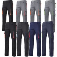 103004 Arbeitshose - 38 (eu) - Grau / Grün - Velilla von VELILLA