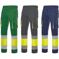 303007 Warnschutz-Arbeitshose - m - Grüne/Gelb - Velilla von VELILLA