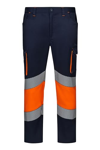 VELILLA 303008S Stretchhose, zweifarbig, segmentiertes Band, Marineblau und Neonorange, Größe L, Marineblau und Neonorange, L VELILLA 303008S Stretchhose, zweifarbig, segmentiertes Band, Marineblau und Neonorange, Größe L, Marineblau und Neonorange, L von VELILLA