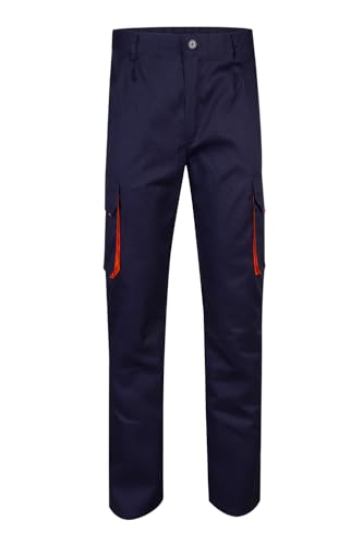 Velilla 103004 - Mehrtaschenhose (Größe 46) Farbe marineblau und orange von VELILLA