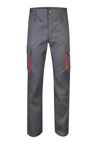 Velilla 103004 - Mehrtaschenhose (Größe 52) Farbe grau und orange von VELILLA