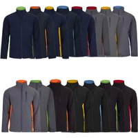 Velilla 106004 zweifarbige Softshell-Arbeitsjacke - L - Hellgrau/Hellblau von VELILLA