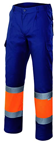 Velilla 156 - Signalhose (Größe XL) Farbe marineblau und orange fluoreszierend von VELILLA
