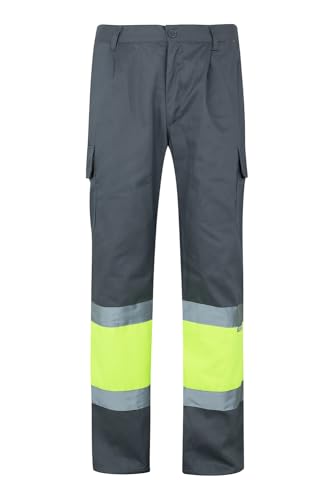 Velilla 157 - Signalhose (Größe M) Farbe grau und gelb fluoreszierend von VELILLA