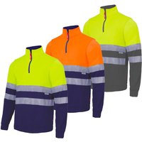 305701 Arbeits-Sweatshirt - s - Blau/Orange - Velilla 305701 Arbeits-Sweatshirt - s - Blau/Orange - Velilla von VELILLA