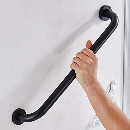 VELIMAX Haltegriff für duschen Badezimmer aus Hochwertiges Messing Haltegriffe für Senioren, Kinder, Schwangere Frauen, Wandmontage Matt Schwarz 50CM VELIMAX Haltegriff für duschen Badezimmer aus Hochwertiges Messing Haltegriffe für Senioren, Kinder, Schwangere Frauen, Wandmontage Matt Schwarz 50CM von VELIMAX