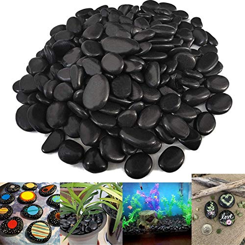 VELLES Aquarium Steine zum Bemalen Kieselsteine Schwarze Deko Aquarium Kies Dekosteine Natur Gartendeko Terrarium Deko Steine Basteln Kamin 20-40mm 950gr VELLES Aquarium Steine zum Bemalen Kieselsteine Schwarze Deko Aquarium Kies Dekosteine Natur Gartendeko Terrarium Deko Steine Basteln Kamin 20-40mm 950gr von VELLES