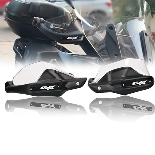 VELLOW C400X Motorrad C400X Handschutz Handschützer Bremse Kupplung Hebel Protector Schild Windschutzscheibe Für BMW C400X 2019 2020 2021 2022 2023 Zubehör (Color : Transparent 1set) von VELLOW