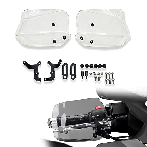 VELLOW Schwarzer Rauch Motorrad Handschützer Handschützer Schutz Für H&onda Forza NSS 125 300 350 2015 2016 2017 2018 2019 2020 2021 Zubehör (Color : Clear) von VELLOW
