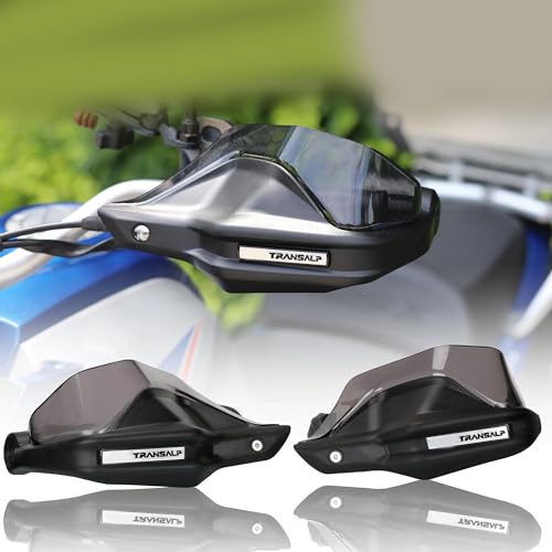 VELLOW Spezieller Handschutz TRANSALP750 XL 750 Motorradhandschützer Lenkerschützer Windschutzscheibenzubehör Für H&onda TRANSALP750 XL750 TRANSALP 750 XLV Zubehör (Color : Gray 1set) von VELLOW