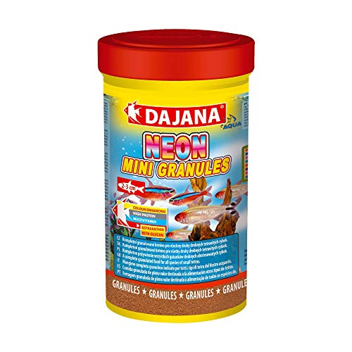 Dajana Neon Mini Granulat Fischfutter Granuliertes Premium Haupt Futter 100ml Dajana Neon Mini Granulat Fischfutter Granuliertes Premium Haupt Futter 100ml von VELMA