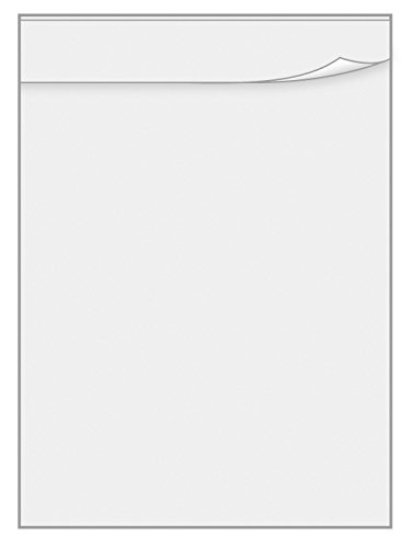 VELOFLEX 0450091 - Übungsschreibfolie, Überhangfolie, DIN A5, aus PVC, Matt Transparent, 10er Packung von VELOFLEX