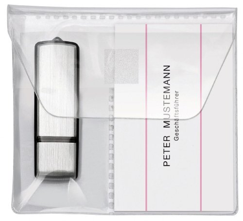 VELOFLEX 2256010 - USB Stick-Hüllen USB-Stick-Tasche Visitenkartenhülle, PP, 10 x 10 cm, selbstklebend, glasklar, 5 Stück VELOFLEX 2256010 - USB Stick-Hüllen USB-Stick-Tasche Visitenkartenhülle, PP, 10 x 10 cm, selbstklebend, glasklar, 5 Stück von VELOFLEX