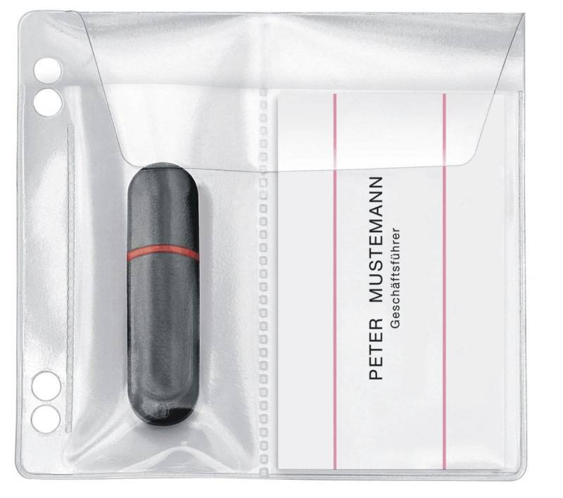 VELOFLEX Aufbewahrungsbox Hüllen für USB Stick VE=5 Stück von VELOFLEX