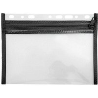 VELOFLEX Reißverschlussbeutel VELOBAG® transparent/schwarz 0,3 mm, 1 St. von VELOFLEX