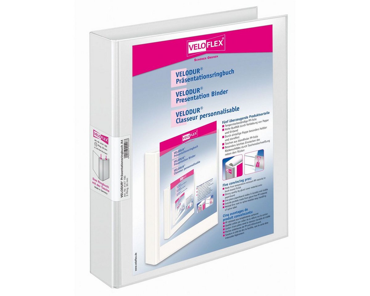 VELOFLEX Weihnachtsbaumkugel VELOFLEX Präsentationsringbuch 2 Ringe Velodur DIN A4 Rückenbreite VELOFLEX Weihnachtsbaumkugel VELOFLEX Präsentationsringbuch 2 Ringe Velodur DIN A4 Rückenbreite von VELOFLEX
