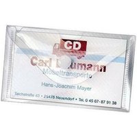 Veloflex - Visitenkartentasche Crystal oben offen nicht selbstklebend Polypropylen transparent Veloflex - Visitenkartentasche Crystal oben offen nicht selbstklebend Polypropylen transparent von VELOFLEX