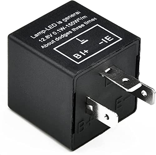 Ersatz-Relais, 0,1 W-150 W.c/m, universelles Blinkrelais, 12 V, wasserdicht, 3-polig, Auto, Motorrad, Blinkrelais für Blinksignal Ersatz-Relais, 0,1 W-150 W.c/m, universelles Blinkrelais, 12 V, wasserdicht, 3-polig, Auto, Motorrad, Blinkrelais für Blinksignal von VELUNE