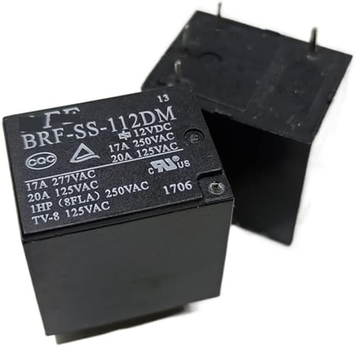 Ersatzteile 10 PC/LOS Original RelaBRF-SS-105DM 5VDC BRF-SS-112DM 12VDC BRF-SS-124DM 24VDC BRF SS 112DM 12V 5V 24V 4PIN 17A (Size : BRF-SS-105DM 5VDC) von VELUNE