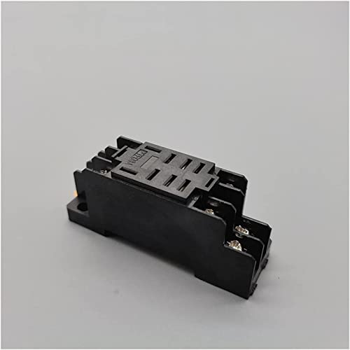 Ersatzteile Relais 1pcs Ly2nj Hh62p Miniatur-Elektromagnetisches Relais 10A 8-polige DPDT-Spule, Hhc68a-2z mit Sockel DC12V, 24V AC220V mit Sockel (Color : DC12, Size : Base) von VELUNE
