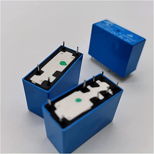 Ersatzteile Relais 2 Stück industrielle Leiterplatte DIY Smi-05v 12V 24vdc-sl-a - sl-c - sl-2c 5A 10A 4/5/8 Pin Relais (Size : SMI-05VDC-SL-C-5pin) von VELUNE