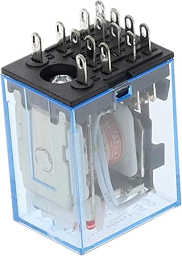 Ersatzteile Relais MY4NJ Spule AC12 V AC 24 V DC 12 V DC24 V DC36 V AC110 V AC220 V AC380 V HH54P 5A 220 V Miniatur-Elektromagnetisches Allgemeines Zweckrelais (Größe: AC 24 V) von VELUNE