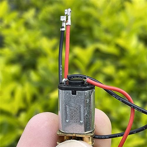 GA12-N20 Mini-Getriebemotoren, 12 mm, elektronisches Metallgetriebe, Mikro-Getriebe-Reduzierer, DC 3 V, 3,7 V, 5 V, 6 V, 55 U/min, D-Achse mit langsamer Geschwindigkeit, 1 Stück GA12-N20 Mini-Getriebemotoren, 12 mm, elektronisches Metallgetriebe, Mikro-Getriebe-Reduzierer, DC 3 V, 3,7 V, 5 V, 6 V, 55 U/min, D-Achse mit langsamer Geschwindigkeit, 1 Stück von VELUNE