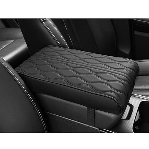 VELUNE Auto Mittelkonsole Schutz Armlehnenbezüge, für Mazda CX-5 2013-2014 Auto Armlehnenbox Pad PU Leder Polster,B von VELUNE