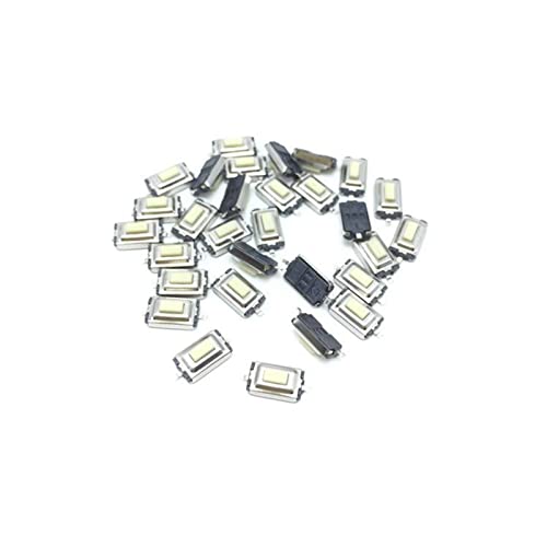 elektronischer Schalter Wippschalter 100 Stück 3 * 6 * 2,5 mm 3 * 6 * 2,5 H 3 x 6 x 2,5 mm SMD Weiß Druckschalter Mikroschalter Taktschalter elektronischer Schalter Wippschalter 100 Stück 3 * 6 * 2,5 mm 3 * 6 * 2,5 H 3 x 6 x 2,5 mm SMD Weiß Druckschalter Mikroschalter Taktschalter von VELUNE