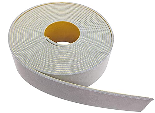 Easy-Shadow - 1 Meter Original Velux Schaumdichtung Breite 54 mm für Lüftungsklappe / Daueröffnungsklappe von Holz-Dachfenster - Hochwertige Schaumstoffdichtung Lüftungsschaumstoff 54mm Breite selbstklebend für Holzfenster Fenster Dichtung Dachfensterdichtung Meterware von VELUX