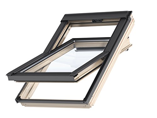 Original Velux Holz Dachfenster - „Thermo-Technology" (55 x 78) mit Eindeckrahmen von VELUX