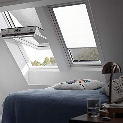 Orignal VELUX Verdunkelungsrollo DKL Y21 1025S / Bedienart : Manuell / Farbe : Uni Weiß / Fenstergröße : Y21 / Fenstertypen : VU, VL, VKU von VELUX