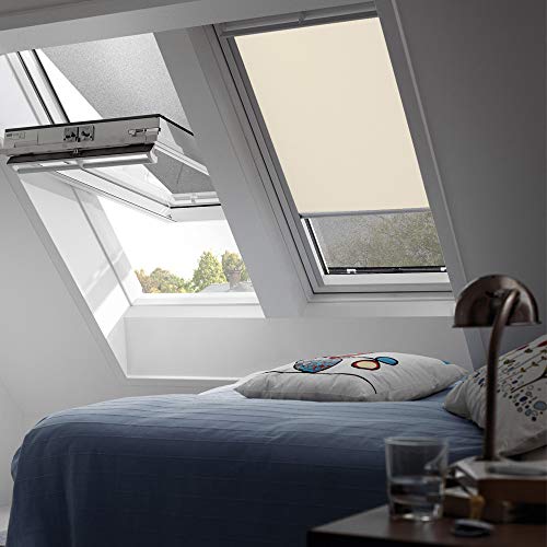 Orignal VELUX Verdunkelungsrollo DKL Y85 4556S / Bedienart : Manuell / Farbe : Uni Beige / Fenstergröße : Y85 / Fenstertypen : VU, VL, VKU _6631 Orignal VELUX Verdunkelungsrollo DKL Y85 4556S / Bedienart : Manuell / Farbe : Uni Beige / Fenstergröße : Y85 / Fenstertypen : VU, VL, VKU _6631 von VELUX