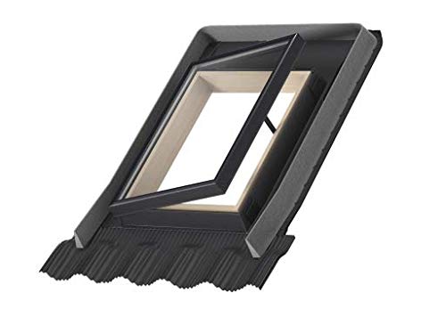 VELUX Dachausstiegsfenster VLT 1000 inkl. Universal Eindeckrahmen (85 x 85-033) von VELUX