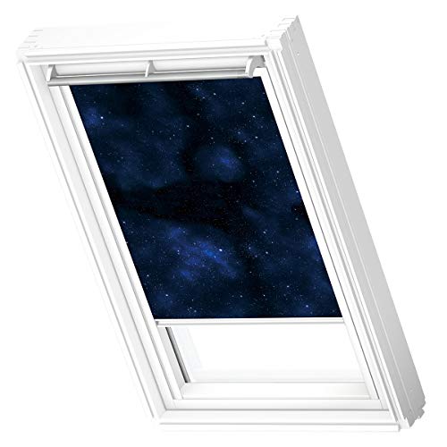 VELUX Dachfenster Rollo Verdunkelung SK08 Universum mit weißer Führung von VELUX