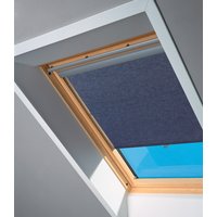 VELUX Dachfensterrollo "mit Haltekrallen RHL UK00 9050", Lichtschutz, Sichtschutz, ohne Bohren, freihängend, Lichtregulierung und Privatsphäre von VELUX