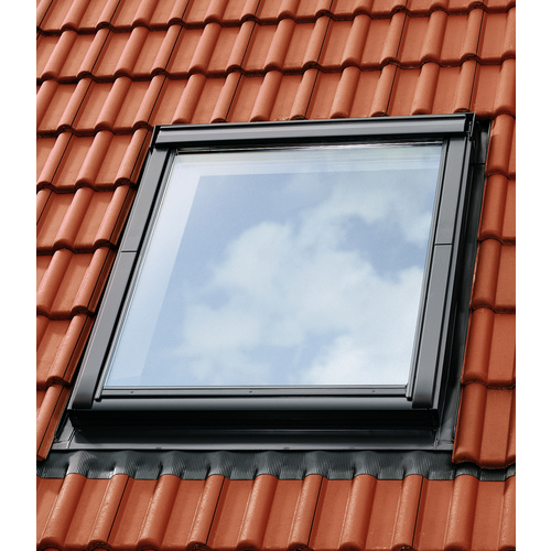 VELUX Eindeckrahmen EDZ, grau, geeignet für alle VELUX-Fenster der passenden Fenstergröße von VELUX