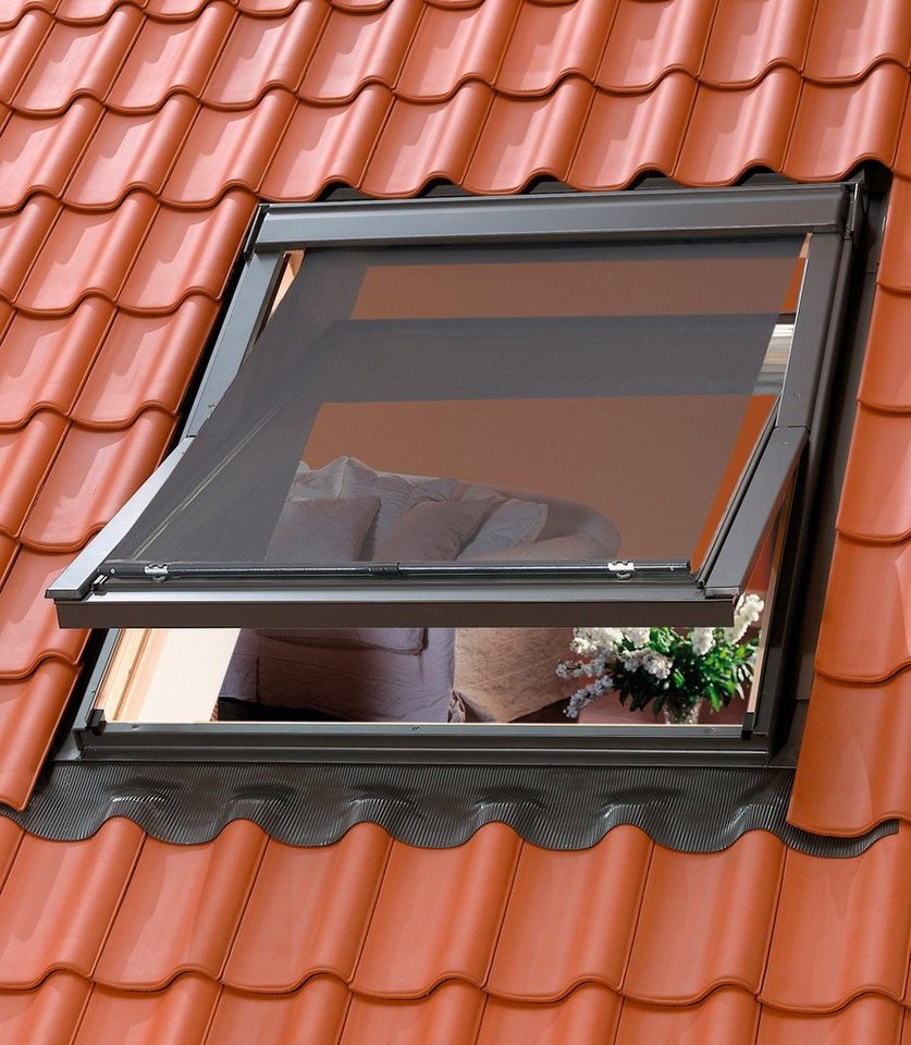 VELUX Hitzeschutz-Markise für Dachfenstergröße 204/206 (Fenstertyp GGU, GGL, GPU und GPL) von VELUX