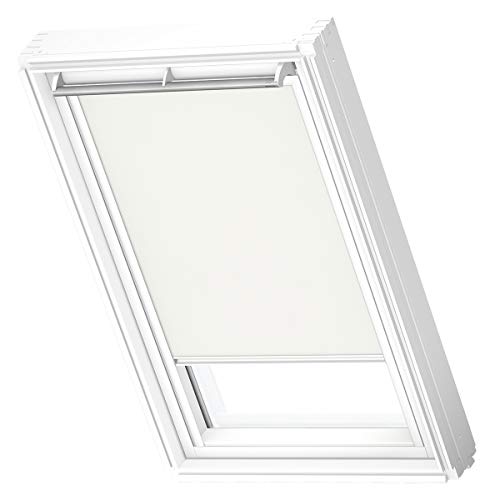 VELUX Original Dachfenster Sichtschutzrollo für FK06, Weiß, mit weißer Führungsschiene von VELUX